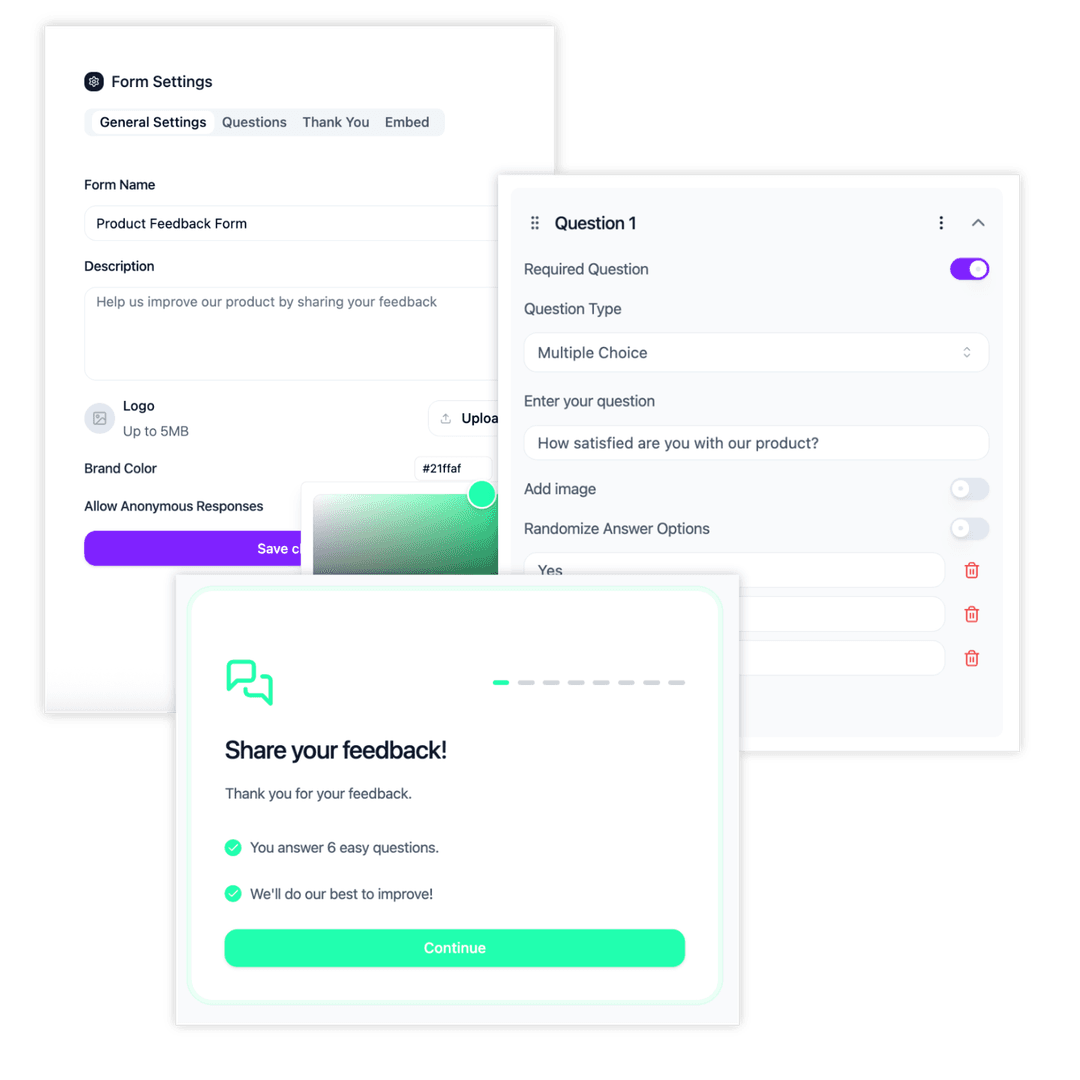 Build Forms & Surveys In Seconds That Get Responses